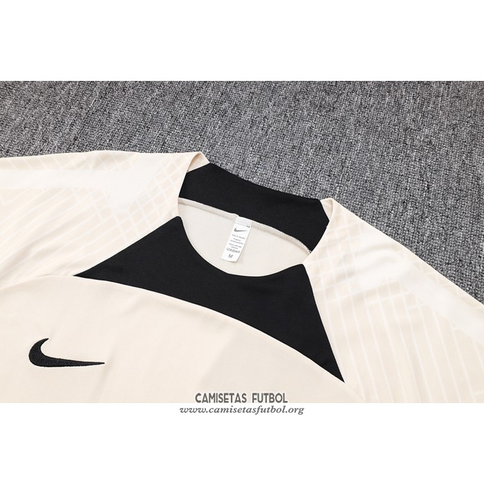 Chandal del Paris Saint-Germain Manga Corta 2023/2024 Albaricoque - Pantalon Corto